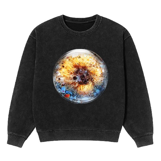 Life in a Bubble Collection - Sanibel Sea Anemone Mineral Wash Sweatshirts