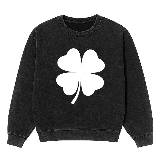 Irish Shamrock St Patricks Day St. Paddy's Mineral Wash Sweatshirts