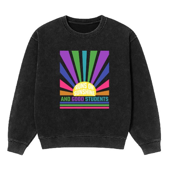 Teaching School Teacher Mineral Wash Sweatshirts