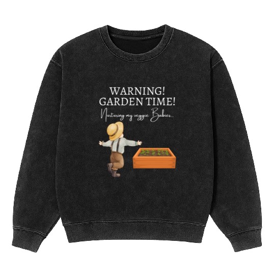 Gardening your own vegetables vegetable Gardener Mineral Wash Sweatshirts