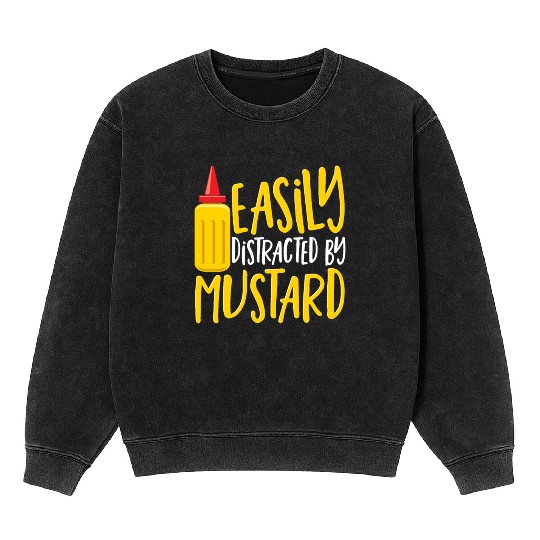 Hot Sauce Buffalo Sauce Ranch Dressing Condiment Mineral Wash Sweatshirts