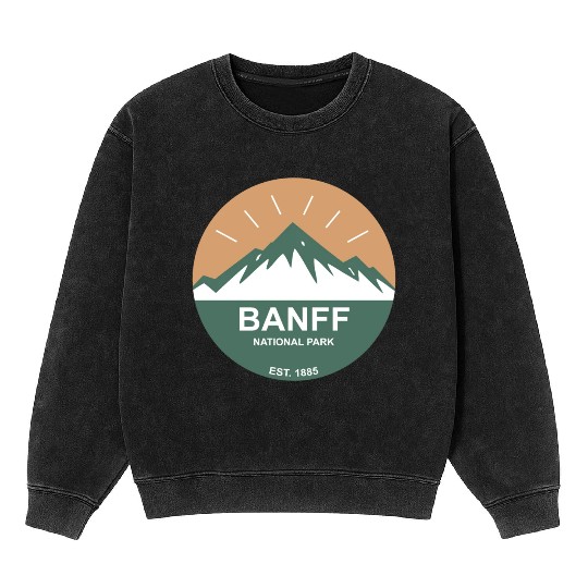 Banff National Park Mineral Wash Sweatshirts