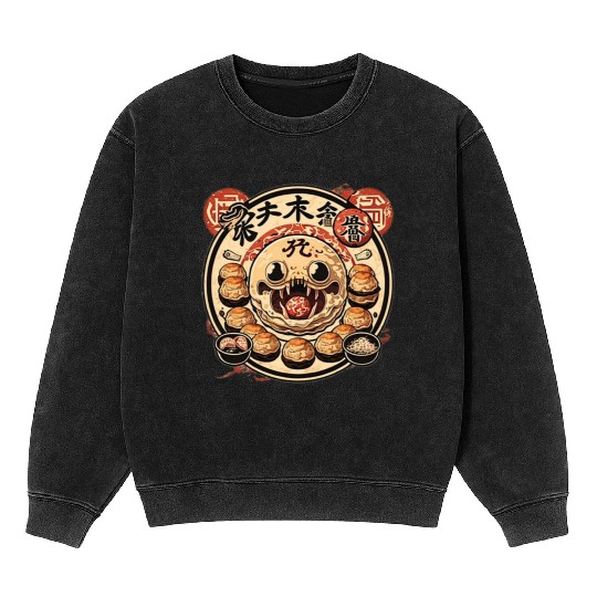 Takoyaki Attack Mineral Wash Sweatshirts