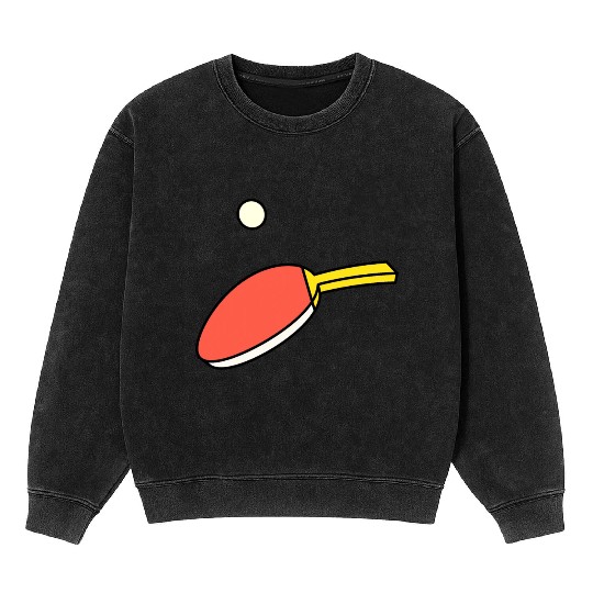 Ping Pong - Paddle & Ball Mineral Wash Sweatshirts
