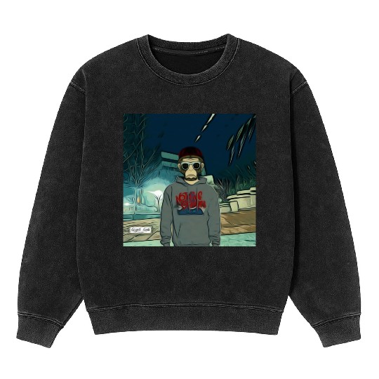 Gangsta Gorilla-Primate Jonez Gorilla Wear Mineral Wash Sweatshirts