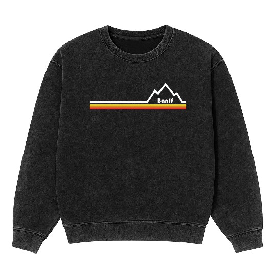 Banff National Park Alberta Canada Mineral Wash Sweatshirts