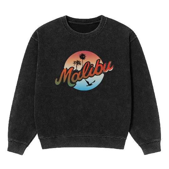 Malibu gradient Mineral Wash Sweatshirts