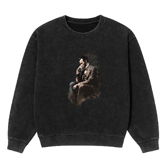 Abraham Lincoln - Iconic Tribute Collection Mineral Wash Sweatshirts