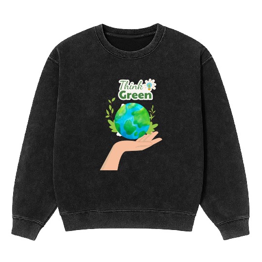 Earth Day Mineral Wash Sweatshirts