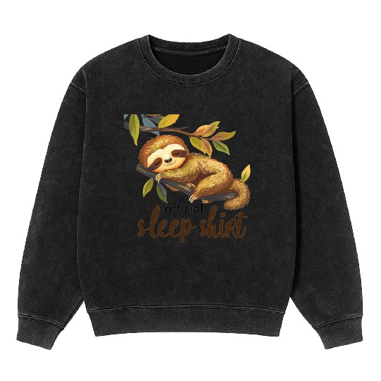 Official sleep Mineral Wash Sweatshirts & Sleeping Sloth Baby