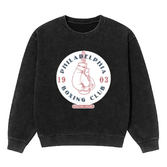 Philadelphia Boxing Club 1903 Sticker Mineral Wash Sweatshirts