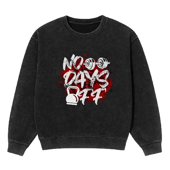 No Days Off Mineral Wash Sweatshirts