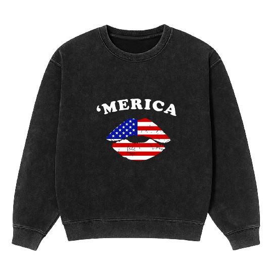 'Merica Mineral Wash Sweatshirts