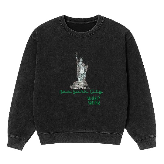 NYC LIBERTY WHO WEAR Mineral Wash Sweatshirts