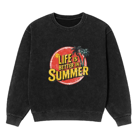 Brainy Yet Bored Mineral Wash Sweatshirts