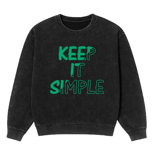 keep it simple Mineral Wash Sweatshirts