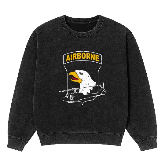 101st Airborne Division Mineral Wash Sweatshirts