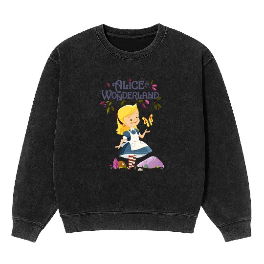 Alice in Wonderland Mineral Wash Sweatshirts