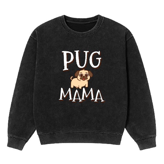 Embrace Your Pug Passion With Our Unique Design Mineral Wash Sweatshirts