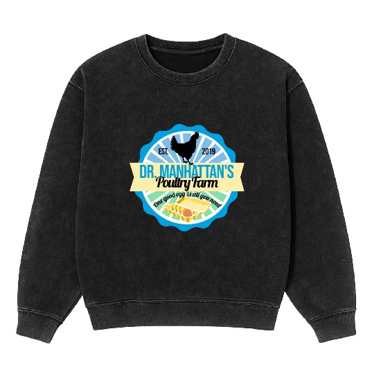Dr Manhattan Poultry Farm Mineral Wash Sweatshirts