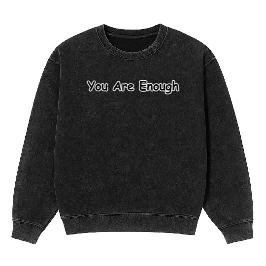 Affirmation-Echoes-Messages-Connection- Mineral Wash Sweatshirts