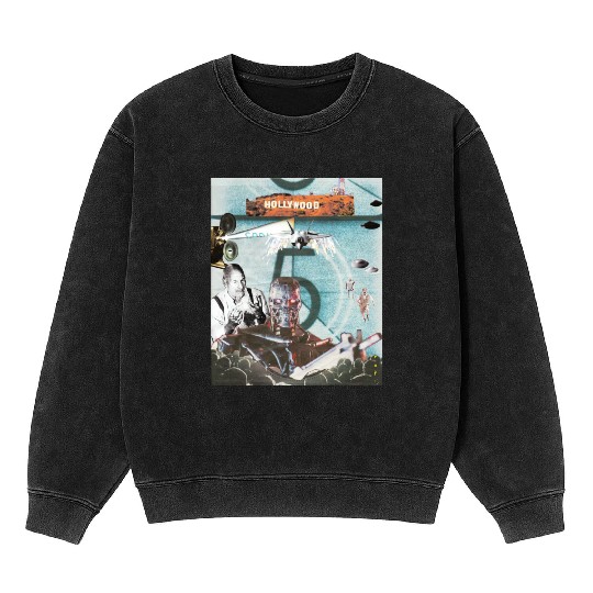 lights camera hollywood Mineral Wash Sweatshirts