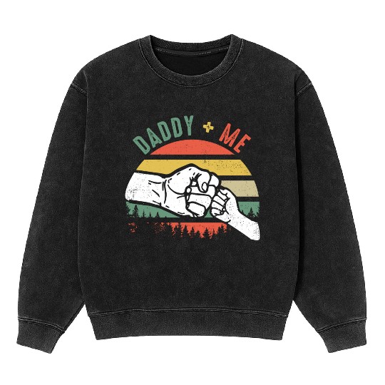Love Daddy and Me Mineral Wash Sweatshirts