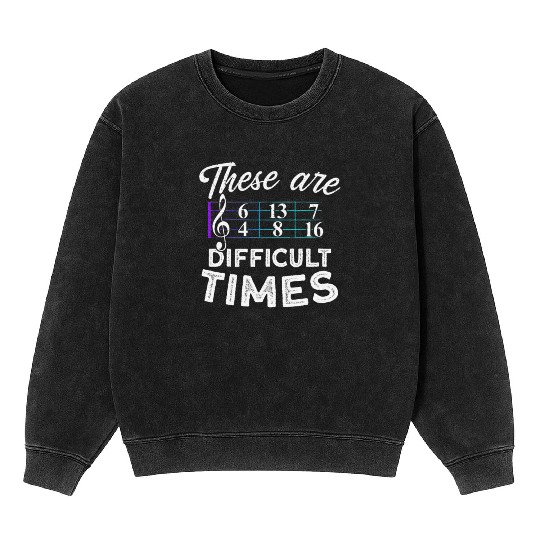 Musician, Music Student, Music Teacher Mineral Wash Sweatshirts