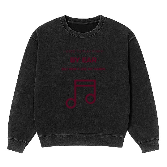 Dad joke play piano Mineral Wash Sweatshirts