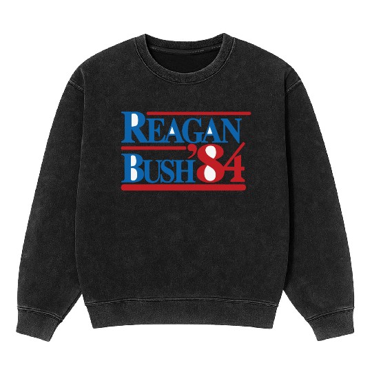 REAGAN BUSH 84 Classic Mineral Wash Sweatshirts