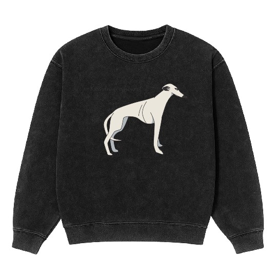 Russian greyhound Mineral Wash Sweatshirts