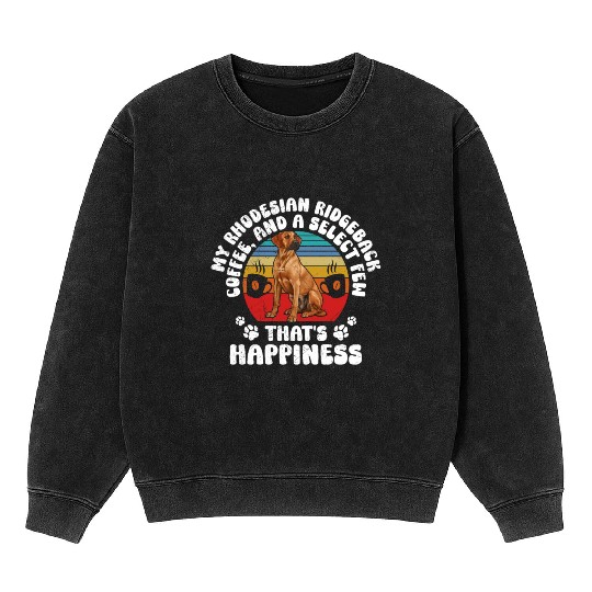 Vintage MY RHODESIAN RIDGEBACK COFFEE AND Mineral Wash Sweatshirts