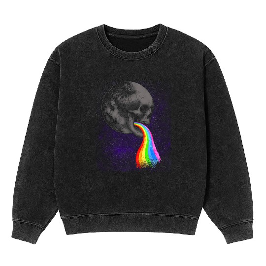 Live Love Lucifer Goth Festival Death Metal Mineral Wash Sweatshirts