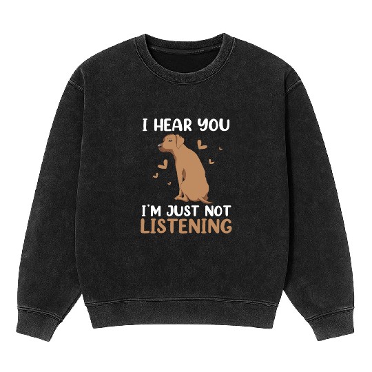 Rhodesian Ridgeback Dog Lover Dog Owner Mineral Wash Sweatshirts
