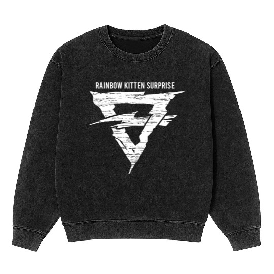 Rainbow Kitten Surprise Indie Band Tribute Mineral Wash Sweatshirts