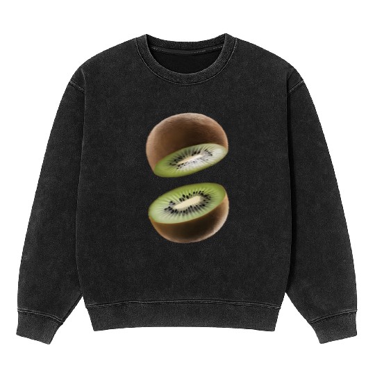 Kiwi Realistic Mineral Wash Sweatshirts