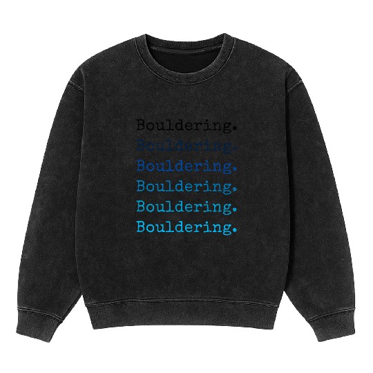 Classic bouldering Mineral Wash Sweatshirts climbing vintage retro