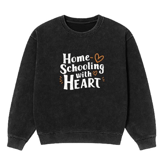 Embrace The Homeschool Journey With Your Mineral Wash Sweatshirts