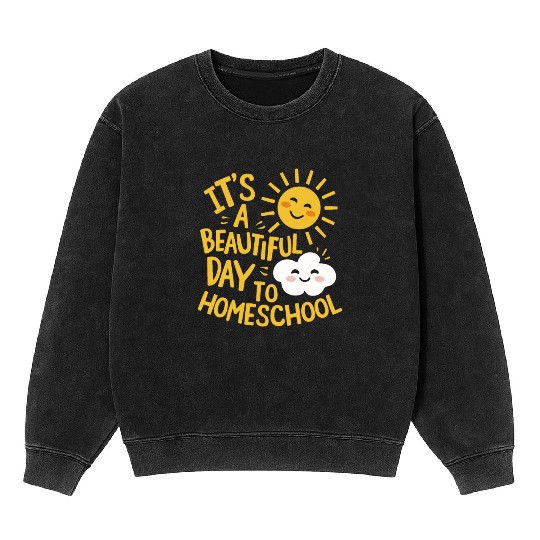 Embrace The Homeschool Journey With Your Mineral Wash Sweatshirts