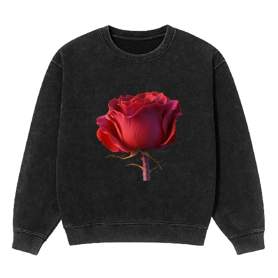 the rose nature design Mineral Wash Sweatshirts
