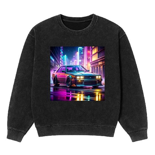 gta 5 drift car cyberpunk Mineral Wash Sweatshirts