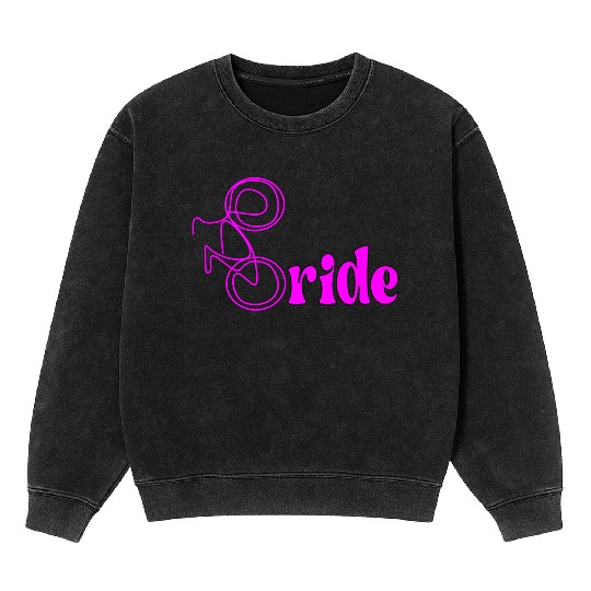 BIKE CYCLING BRIDE Mineral Wash Sweatshirts