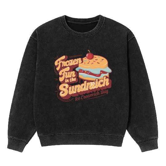 Ice Cream Sandwich Mineral Wash Sweatshirts