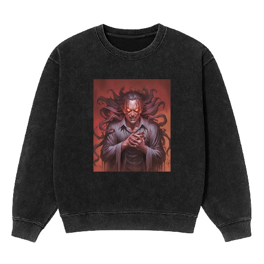 Halloween Night, Trick or Treat, Fright Night Mineral Wash Sweatshirts