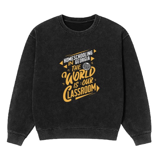 Georgia Homeschool Adventures Georgia Mineral Wash Sweatshirts