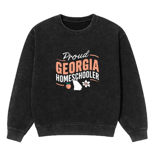 Georgia Homeschool Adventures Georgia Mineral Wash Sweatshirts