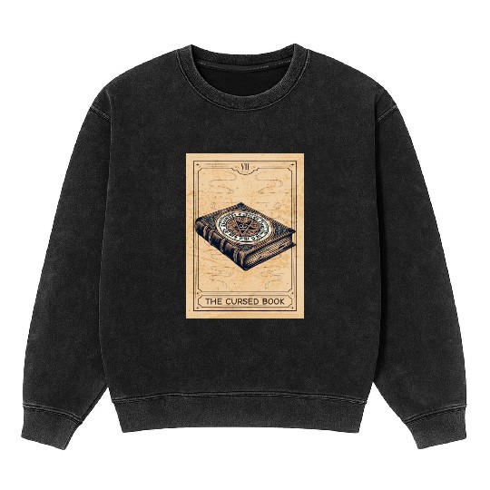 Magic - Black Magic - Magic Book Black Magic Book Mineral Wash Sweatshirts