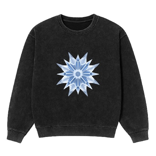 Ice Crystal Mineral Wash Sweatshirts