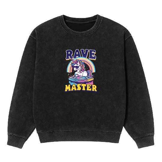 EDM Festival Rave Master Mineral Wash Sweatshirts