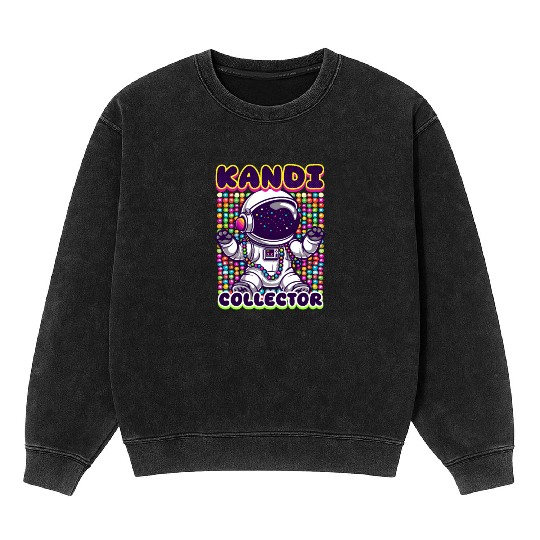 EDM Festival Kandi Collector Mineral Wash Sweatshirts